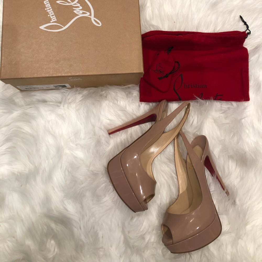 NEW AUTHENTIC Christian Louboutin never worn heels - Picture 1 of 8